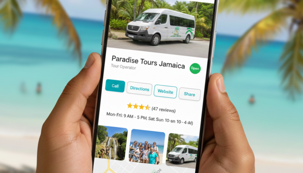 Complete Google Business Profile setup for tour operators in Jamaica